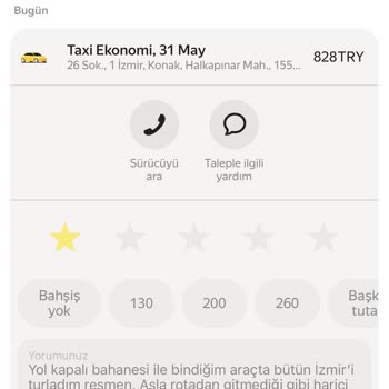 Taksi Yolculuğunda Haksız Ücretlendirme Ve Yanıltıcı Rota Deneyimi