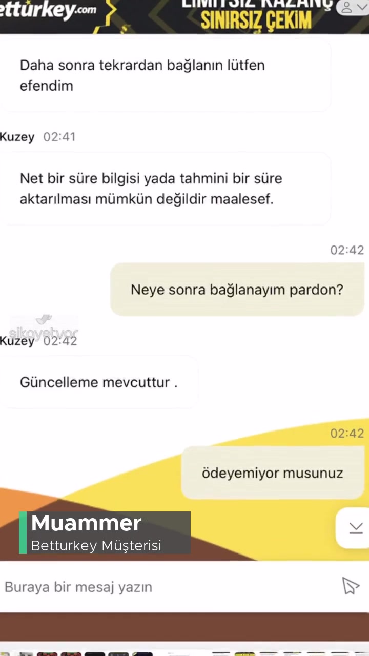 Betturkey Paramı Ödemiyor! videonun kapak resmi