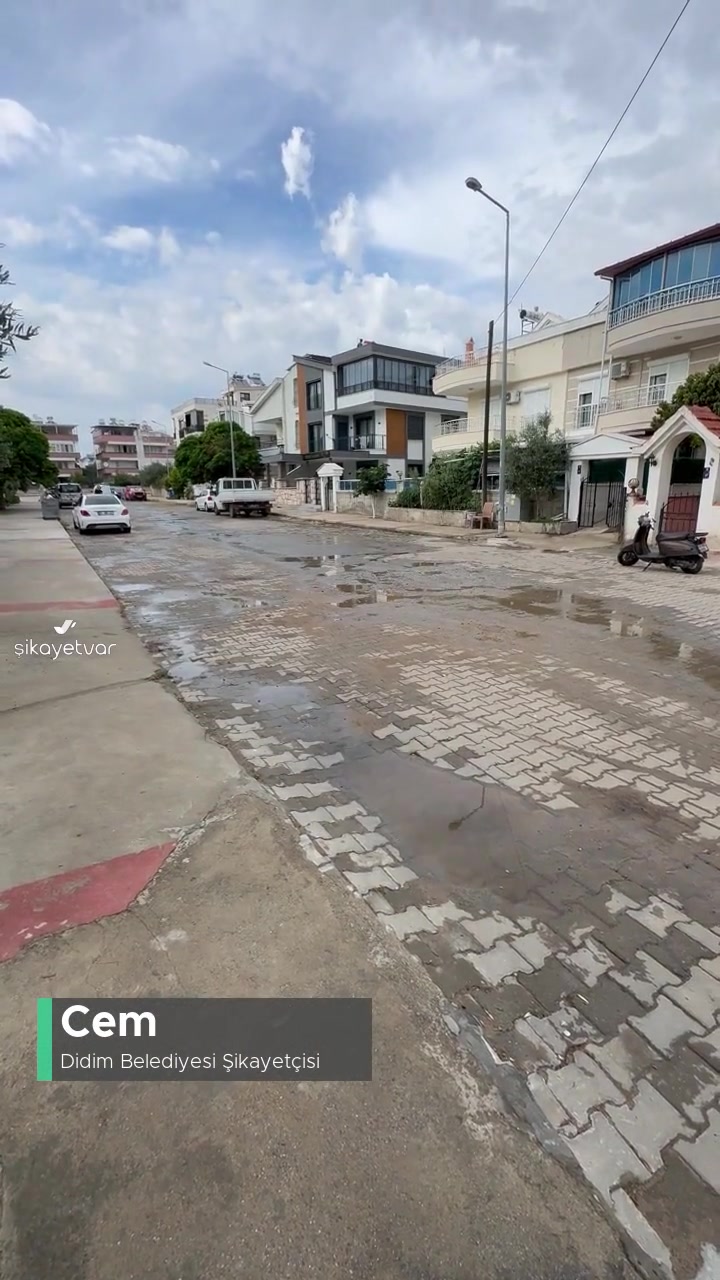 Didim Belediyesi Lağımlı Su Akıntısı Sorunu! videonun kapak resmi