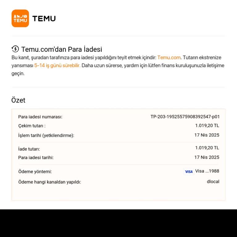 İade Onaylandı, Para Hala Hesabımda Yok!