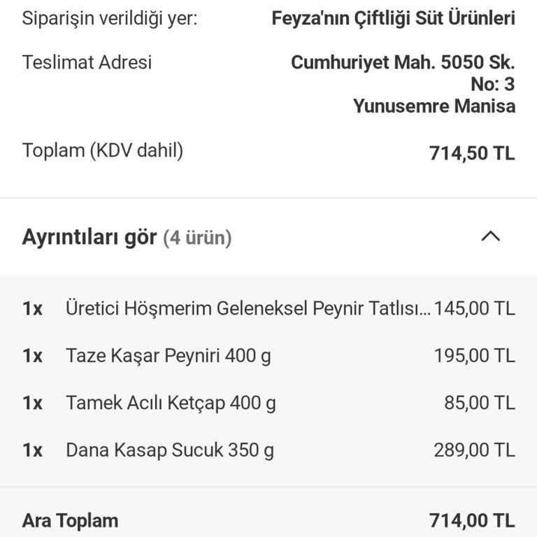 Siparişimde Yanlış Ürünler Gönderildi