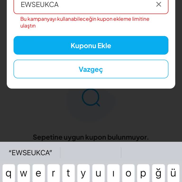 Kazandığım Kuponları Kullanamıyor Ve Kartımı Silemiyorum