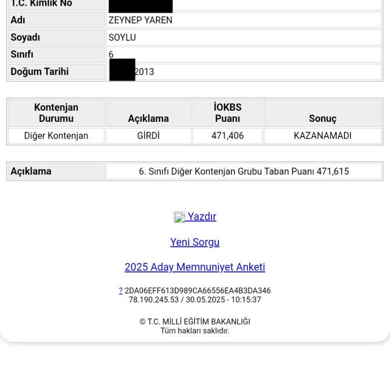 Bursluluk Sınavında 0,2 Puanla Kaybedilen Hak İçin Adalet Talebi