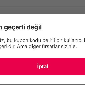 Kupon Kodu Hatası Ve Müşteri Temsilcisine Ulaşılamıyor