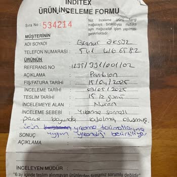 Keten Pantolonumun Paçası Çekti, Mağaza İade Talebimi Reddetti