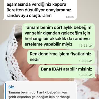 Saç Rengi İşlemi İçin Söz Verilen Hizmet Ve Fiyat Tutarsızlığı