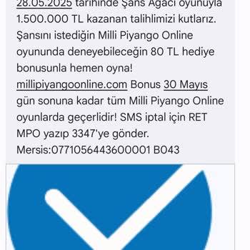 Milli Piyango Bonusum Yatmadı, Mağdur Edildim