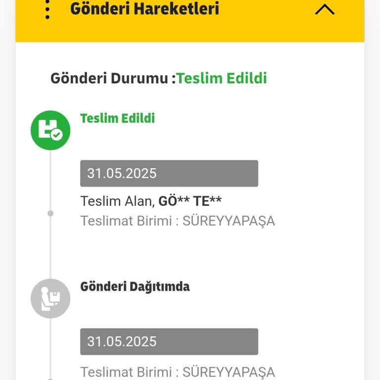 Teslim Edilmediği Söylenen Kargo Hakkında Mağduriyet