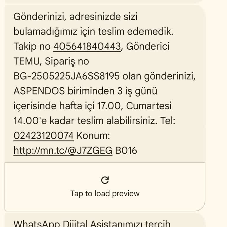 Evde Olduğum Halde Kargo Teslim Edilmedi!