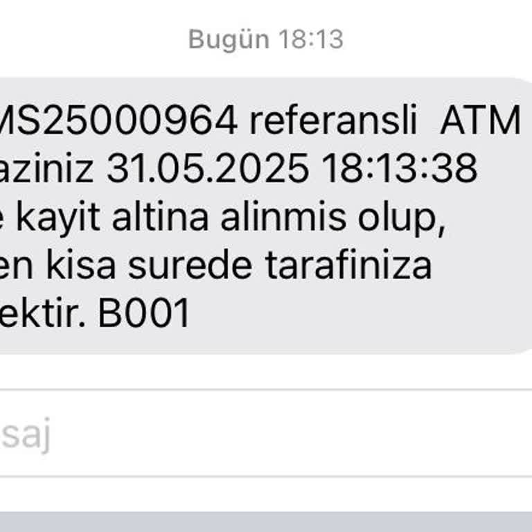 ATM Arızası Nedeniyle Parama El Konuldu