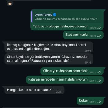 Dyson Garanti Kapsamı Hayal Kırıklığı Yaşattı