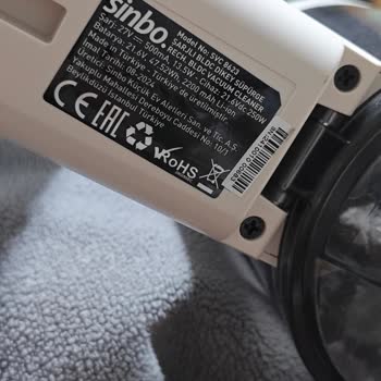 Sinbo SVC-8623 Süpürge E0 Hatası İle Aniden Kapanıyor