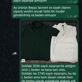 Yanlış Ürün Gönderildi, Değişim Ve İade Taleplerine Dönüş Yapılmıyor