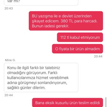 Yemeksepeti Canlı Destekte Sorunum Çözülmeden Sohbet Sonlandırıldı