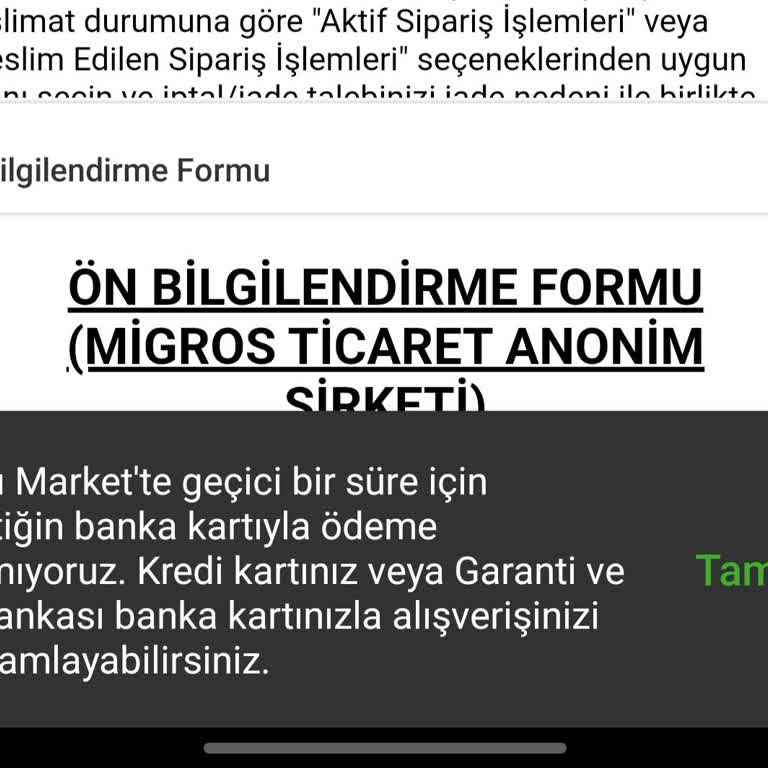 Yapı Kredi Kartımla Trendyol Markette Alışveriş Yapamıyorum, Çözüm Sunulmuyor