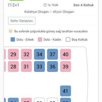 Koltuk Düzeni Ve Yolculuk Konforu Hayal Kırıklığı Yarattı