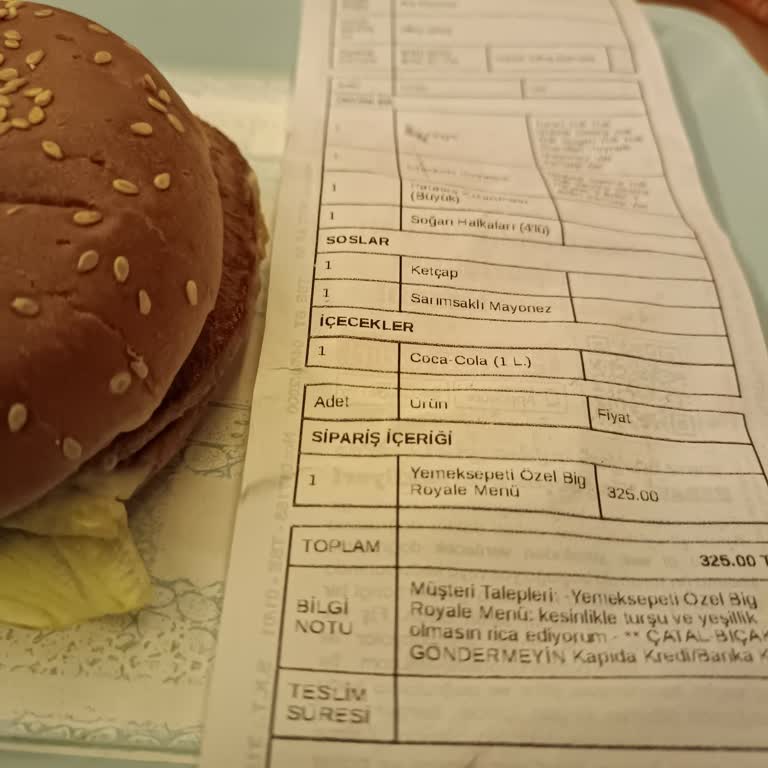 Alerji Notuna Rağmen Yanlış Sipariş Hazırlanıyor