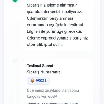Sipariş Verdiğim Fincan Takımı Gönderilmedi İletişim Sağlanamıyor