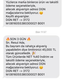 Doğan Çanta'nın Aldatıcı İndirim Ve Taksit Kampanyası Mesajları