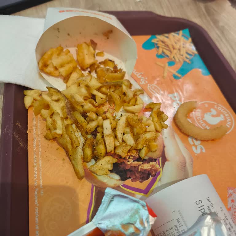 Popeyes Van AVM'de Bayat Ve Kötü Görünümlü Menü Hayal Kırıklığı