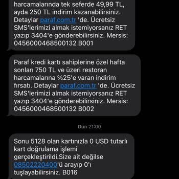 Haberim Olmadan Kredi Kartımdan Yüksek Tutarla İşlem Yapıldı, Bilgilendirme Almadım