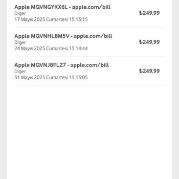 Apple Hesabım Yokken Hattımdan İzinsiz Para Çekildi