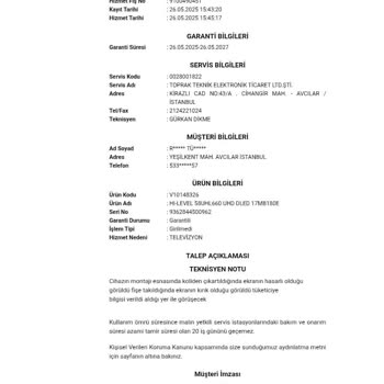 Kırık Televizyon Ve Cevapsız Kalan Şikayet: A101 Ve Hi Level Mağduriyeti