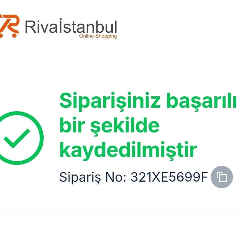 Rivaistanbul Sipariş Teslim Edilmedi, Bilgilendirme Yapılmıyor