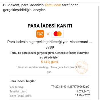 Para İadem 18 Gündür Yapılmadı, Temu Ve Akbank Sorumluluğu Birbirine Atıyor