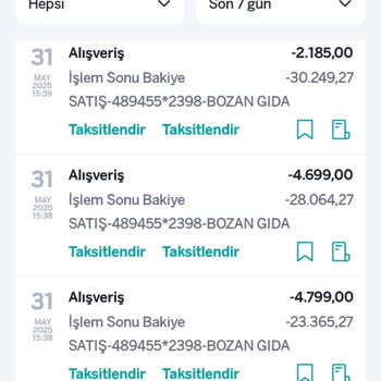 Bilgim Dışında Yapılan Yüksek Tutarli İşlemler Ve Güvenlik Zafiyeti