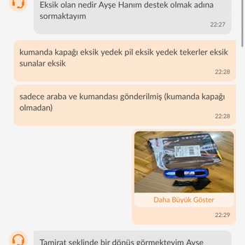 Arızalı Ürün Ve Eksik Parçalar Nedeniyle Mağduriyet