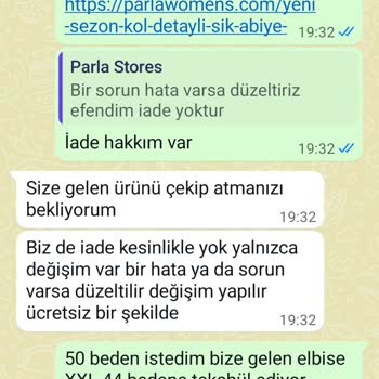 Yanlış Beden Gönderimi Ve İade Sorunu Yaşadım
