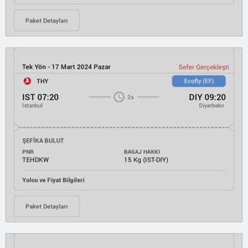 THY Açık Bilet Hakkım Haksızca İptal Edildi