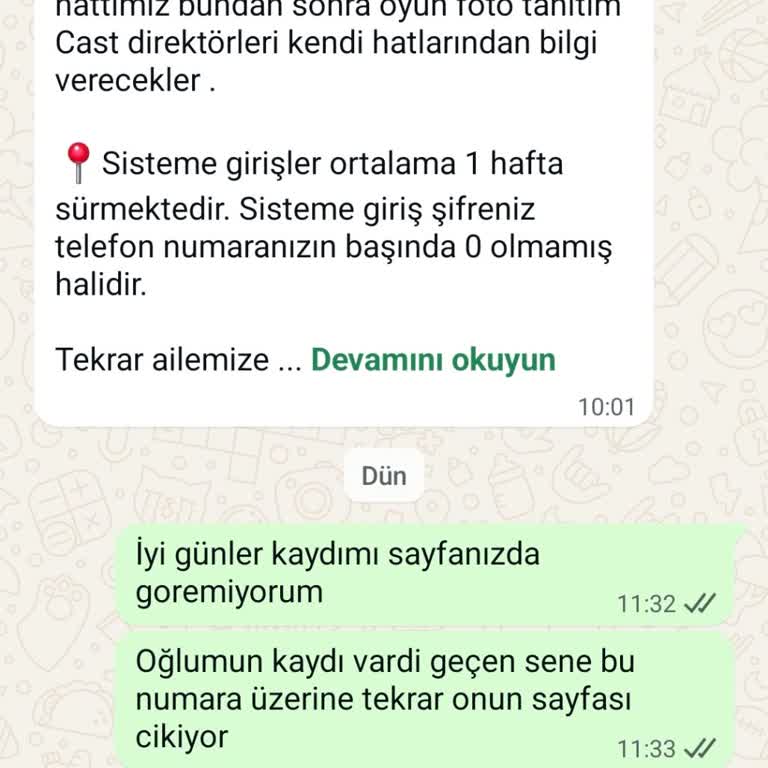 Kayıt Sonrası İlgisizlik Ve Kayıt Sorunu Yaşadım