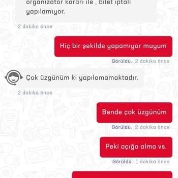 Passo'dan Alınan Konser Biletinin İptalinde Para İadesi Yapılmıyor, Müşteri Mağdur