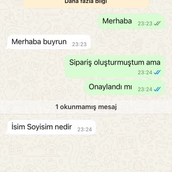 Sipariş Sonrası Engellenme Ve Ücret İadesi Sorunu