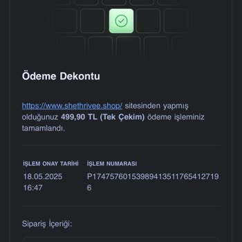 Shethrivee.shop Tarafımla İletişime Geçilmedi