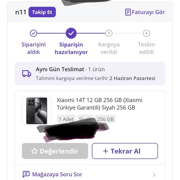 Aynı Gün Teslimat Vaadi Yerine Getirilmedi Mağdur Oldum