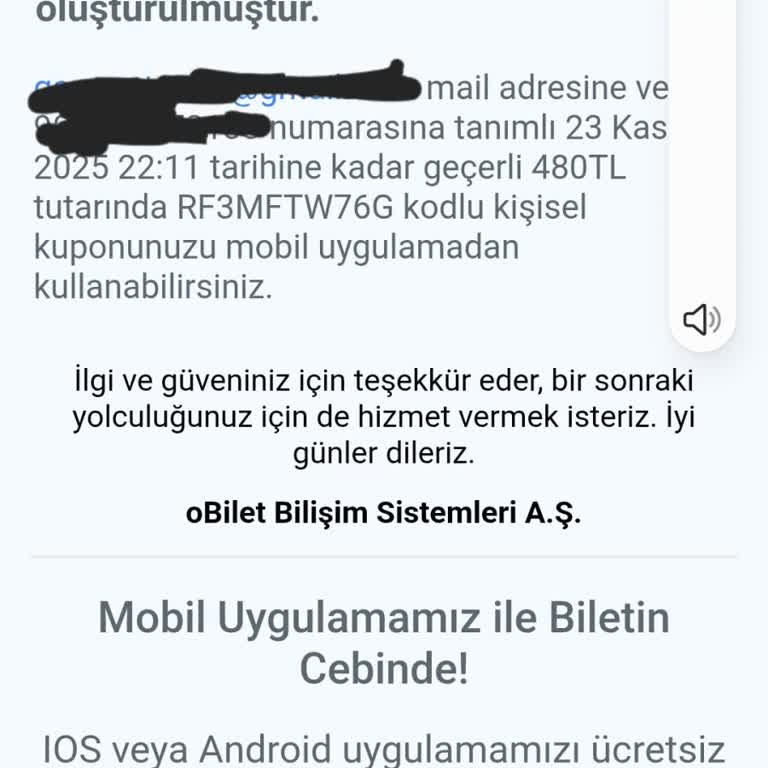Açığa Alınan Biletin Kuponu Kullanılamadı, Param Kayboldu