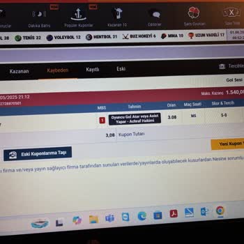 Kazanan Bahis Kuponumun Kaybetmiş Sayılması