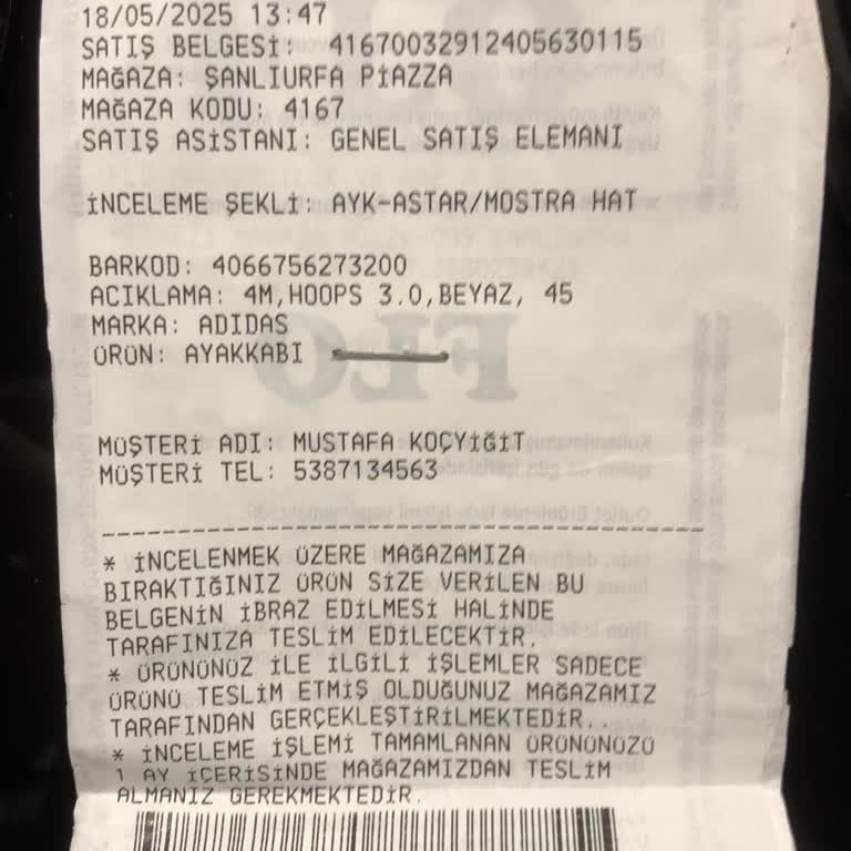 Adidas Ayakkabıda Üretim Hatası Ve FLO'nun Olumsuz İnceleme Sonucu