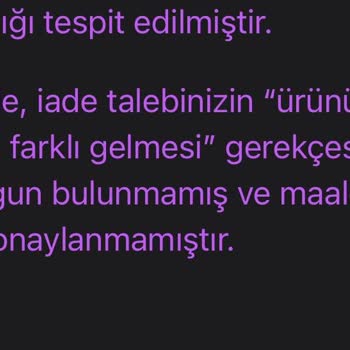 Stilbella Aldığım Elbise Farklı Geldi Ve İade Talebim Reddedildi