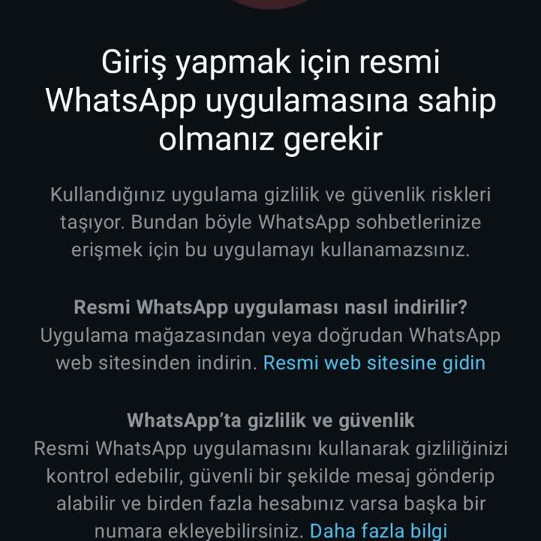 WhatsApp Hesabıma Giriş Yapamıyorum Resmi Uygulama Yüklü Olmasına Rağmen Sorun Devam Ediyor