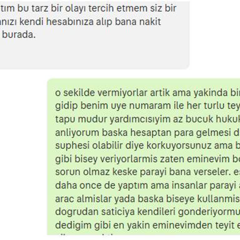 Eminevim Aracılığıyla Araç Satın Alma Sürecinde Güven Sorunu Yaşadım