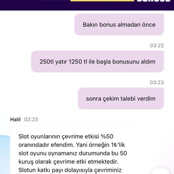 Onwin Sitesinde Bonus Ve Çekim İşlemlerinde Yaşanan Sorun