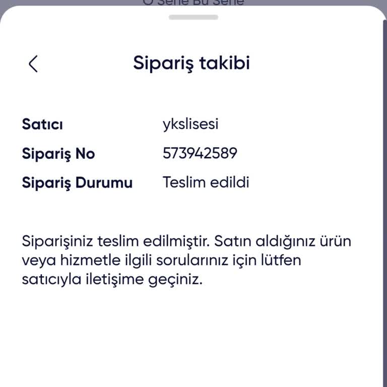 Sipariş Teslim Edilmedi, Takip Sistemi Yetersiz