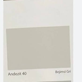 Boyadığım Renk Katalogdakinden Farklı Ve Açık Gri Oldu