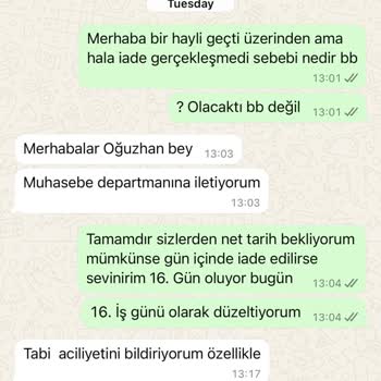 İade Sürecinde Gecikme Ve İletişim Sorunları Yaşadım