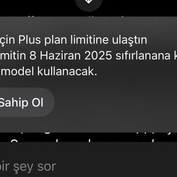 ChatGBT Premium Aboneliğimde Kısıtlama Ve Ek Ücret Talebi Mağduriyeti