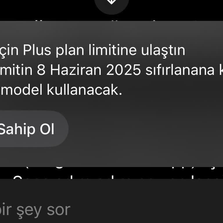 ChatGBT Premium Aboneliğimde Kısıtlama Ve Ek Ücret Talebi Mağduriyeti